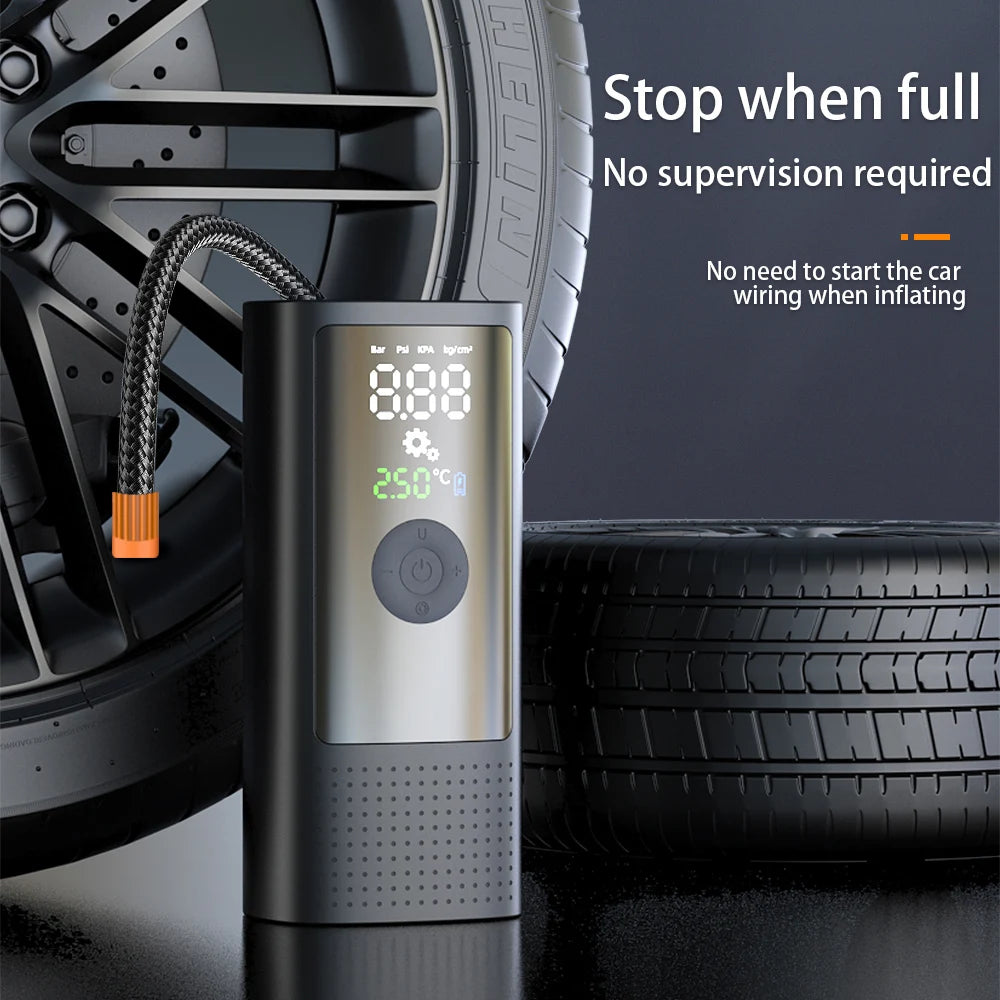Digital Tire Inflator 150 PSI for Bikes & Motorcycles